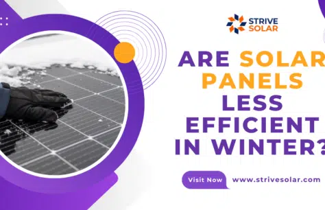 Are Solar Panels Less Efficient In Winter?