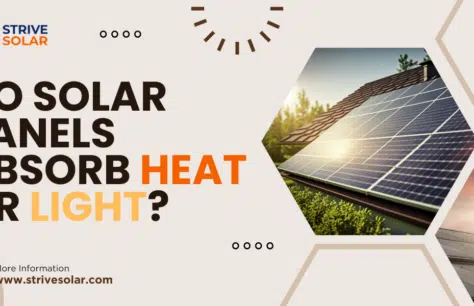 Do Solar Panels Absorb Heat Or Light?